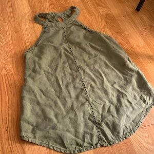 Beautiful cloth & stone Halter Top size S